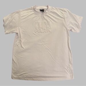 IVY PARK Women’s Embossed Logo White Tee Size Small